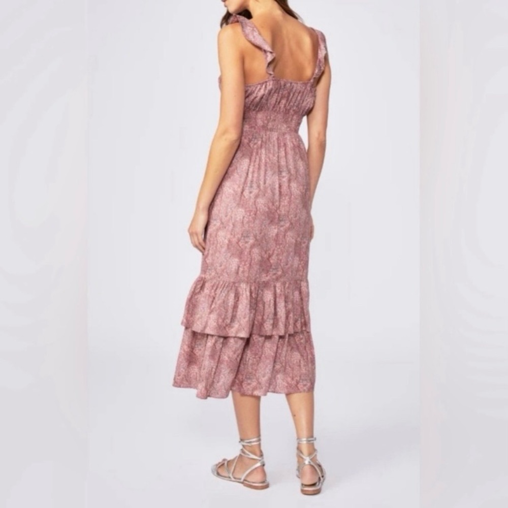 PAIGE Pink Midi Dress - Picture 3 of 10